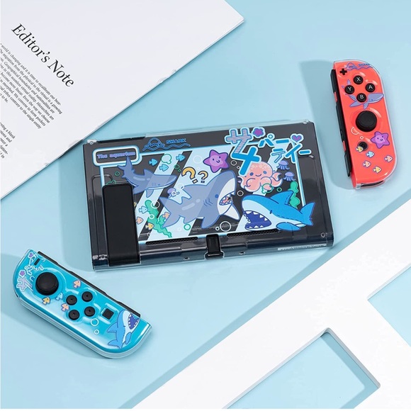 GeekShare Nintendo Switch Cover Case- Shark Party - Picture 2 of 8